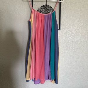 Spring multi colored dress